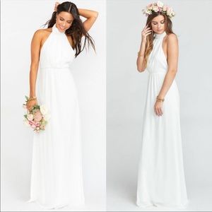 Show Me Your MuMu White Maxi Dress